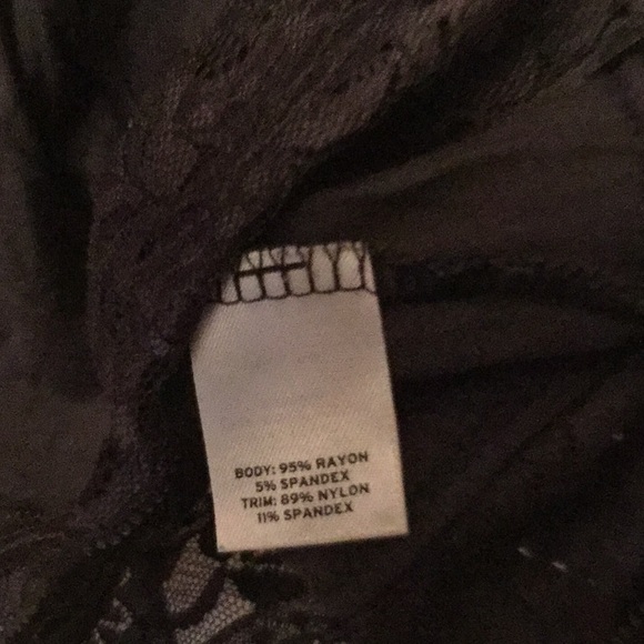 Halogen charcoal lace-trimmed camisole - Picture 3 of 5